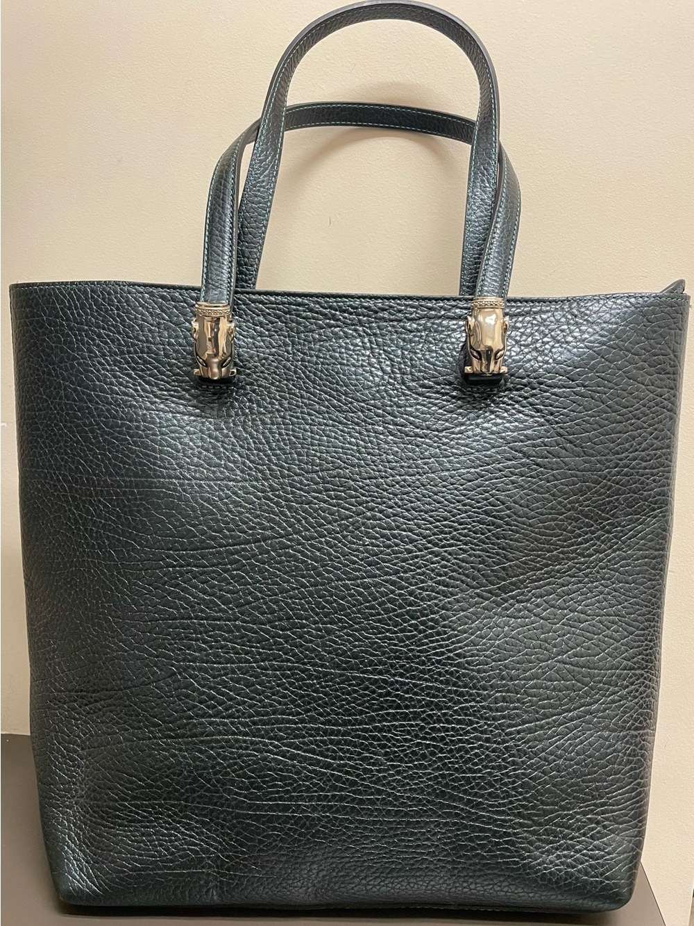 Cavalli Leather Tote Bag